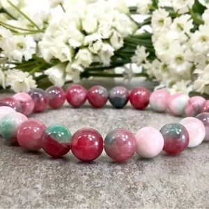 💎4/$20💎Watermelon Quartzite Bracelet 10mm (PREVIEW)